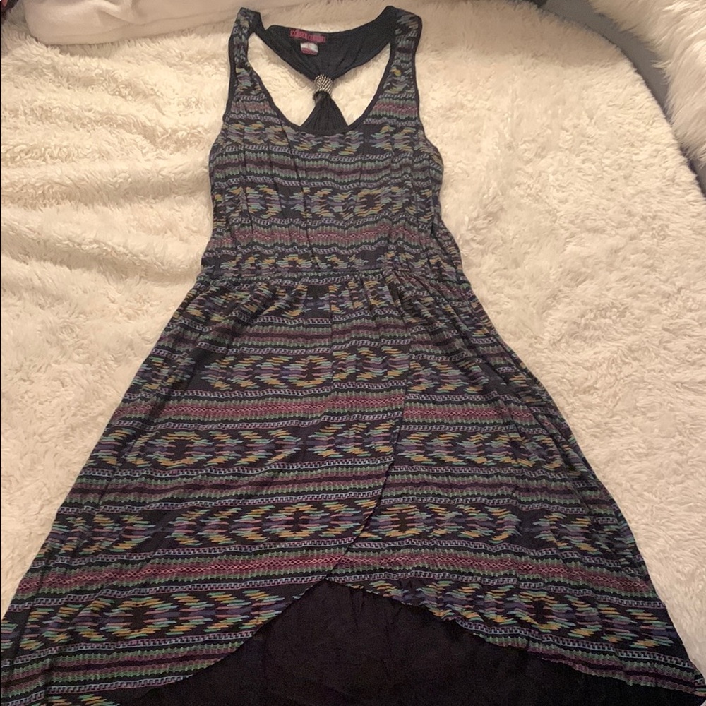 Rock & Roll Cowgirl Aztec Design Halter Sundress